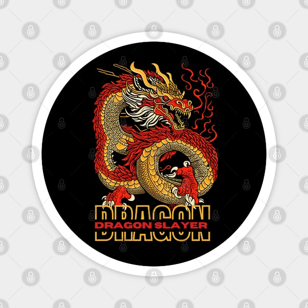 Dragon Slayer - Year of Dragon Magnet by TrendsCollection